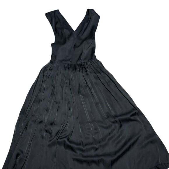 Heidi Merrick NWT  Black Sleeveless back criss Cross Dress Xs - Picture 4 of 16